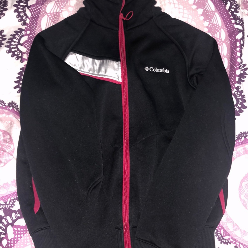 Black and red Columbia jacket worn twice